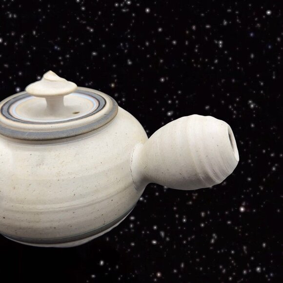 Tonala Talavera Pottery Teapot With Pianted Bird Marked Folk Art Pottery 6”T 4”W - Picture 14 of 16